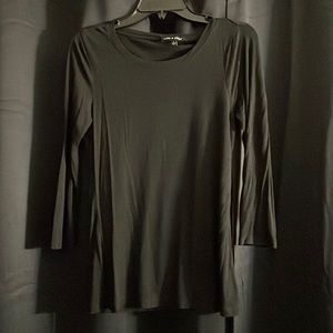 Plain Black Long Sleeve Size Medium
